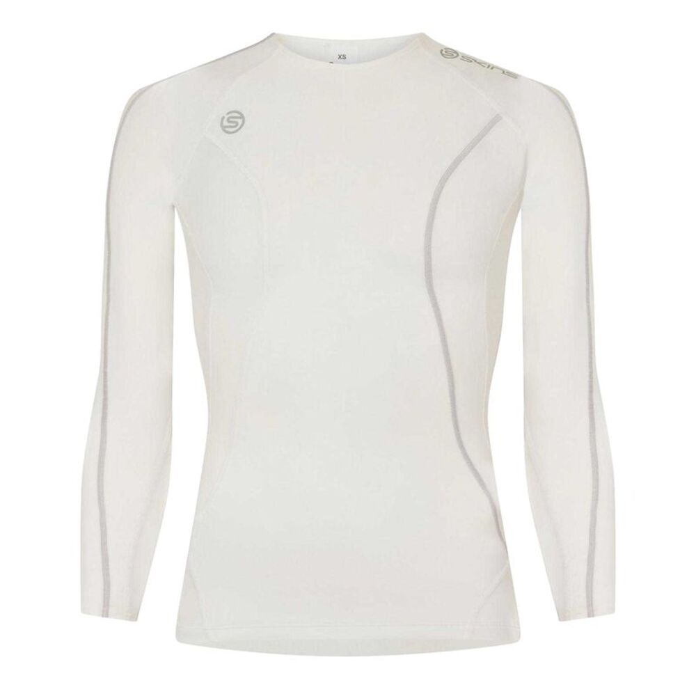 Skins Mens Compression Workout Base Layer Top / White